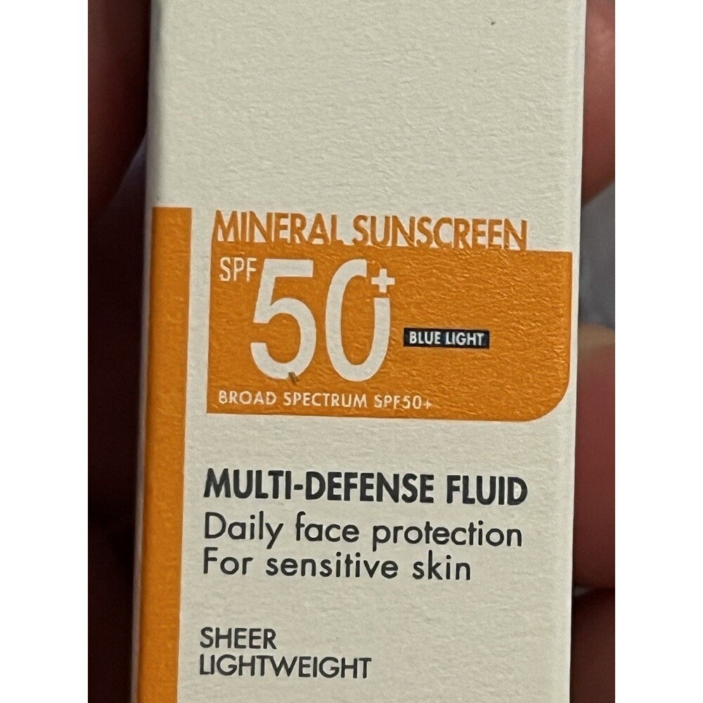 AVENE FACE UV Mineral Multi-Defense Sunscreen Fluid SPF 50+ NEW In Box 10ml - Picture 8 of 9
